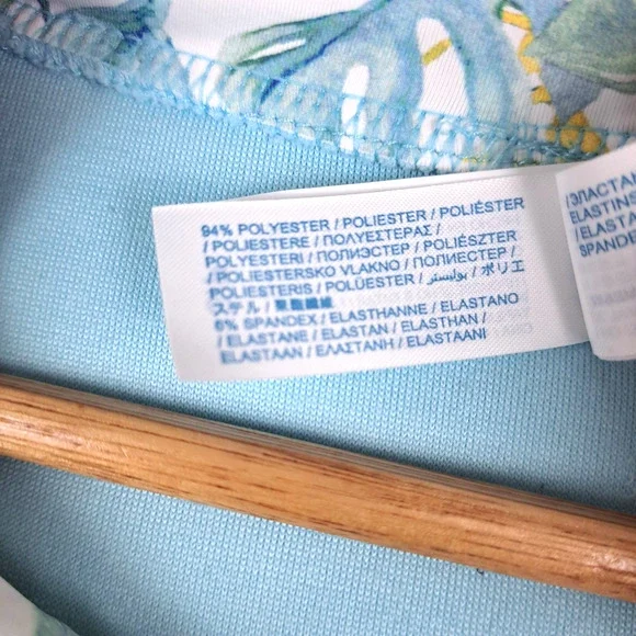 Loveshack Fancy Hurley Hoodie Womens Small Hawaiian Hibiscus Terry Cloth Zip - Picture 7 of 8